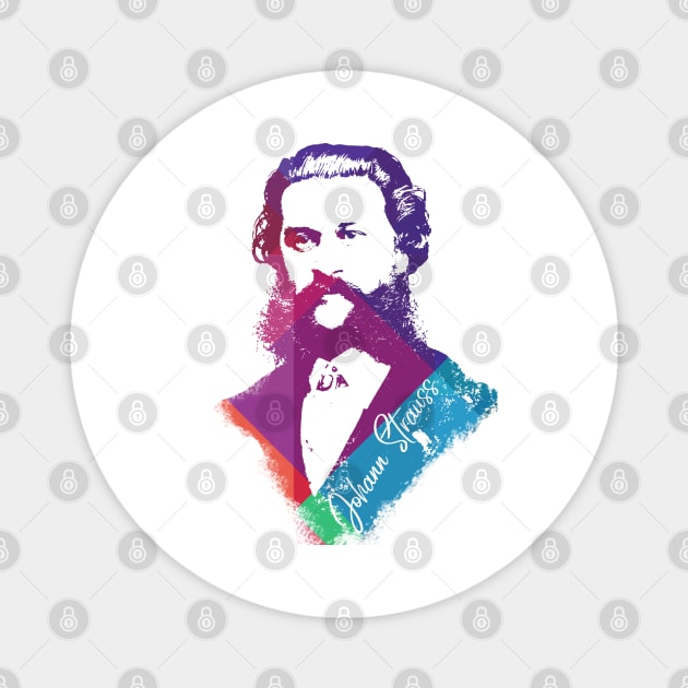 Johann Strauss Magnet by big_owl